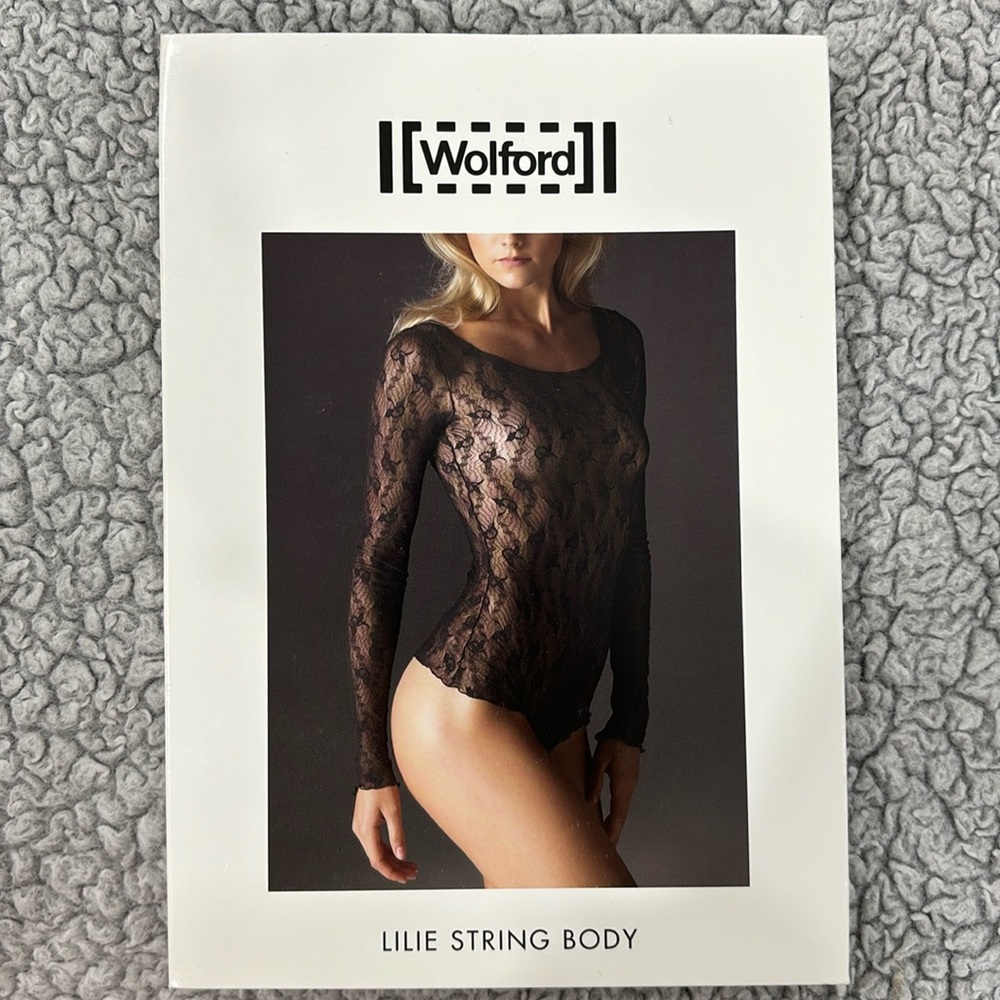 WOLFORD Lilie String Body XS Blk NEW! In box